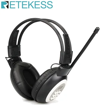 RETEKESS TR101 FM Fone de ouvido Receptor de Rádio sem Fio de Fone de ouvido Fone de ouvido Rádio Receptor Para Interpretação Simultânea de Conferências