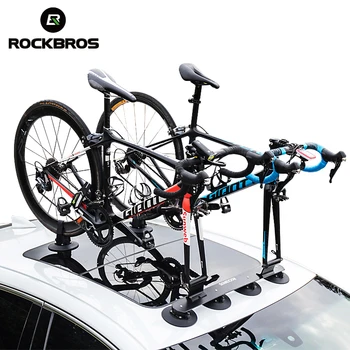 ROCKBROS Rack de Teto Bicicleta Bicicletas de Sucção no piso Superior, Moto, Carro Racks Transportadora MTB Mountain Bike de Estrada de Acessório