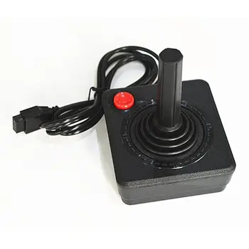 Ruitroliker Retro Clássico Joystick Controlador Gamepad para o Atari 2600 Sistema de Console Preto
