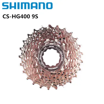 Shimano HG400 CS-HG400-9 9s Cassete 11-25T 11-32T 11-34t 11-36t MTB 9 Velocidade de Bicicleta roda Livre