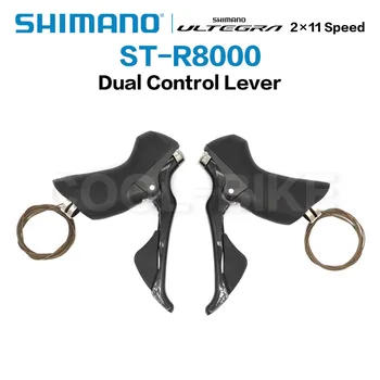 SHIMANO ULTEGRA ST R8000 Dupla Alavanca de Controle 2x11-Velocidade ULTEGRA R8000 Desviador de BICICLETA de Estrada de novo 6800 Shifter 22s