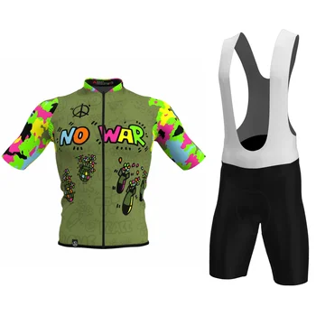 Slopline Ciclismo Jersey Atender Homens de Manga Curta, Jardineiras, shorts Kit de 2022 Verão Pro Time Respirável Triathlon Kit Ropa Maillot Ciclismo
