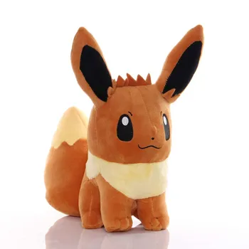 Tamanho grande 35cm TAKARA TOMY Pokemon Eevee Brinquedos de Pelúcia Eevee Macio Animal de Pelúcia Brinquedo Boneca Presentes de Aniversário para Crianças