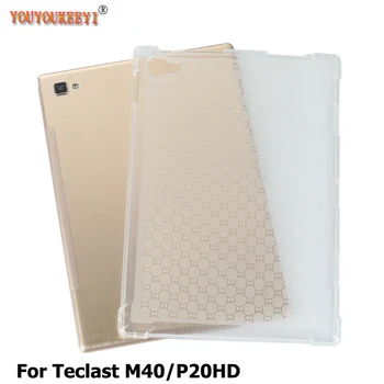 Transparente Soft shell Case Para Teclast M40 10.1 polegadas Tablet Anti-colisão Caso, a Proteção Para Teclast P20HD P20/T40/M40SE+PRESENTE