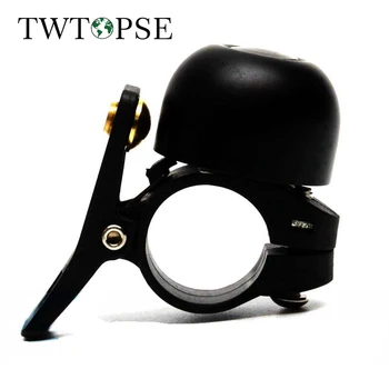 TWTOPSE Bicicleta Moto Clássico Bell sirene de Alarme Para a Brompton Bicicleta Dobrável Guiador de Bicicleta Anel de 22,2 mm Mini Alto Vintage Bell