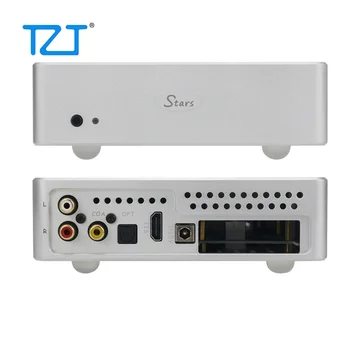 TZT NOVO Ustars de Áudio RD38 Dupla 9038 Q2M Raspberry Pi Ps4 Leitor de Rede Coaxial Fibra IIS I2S DAC