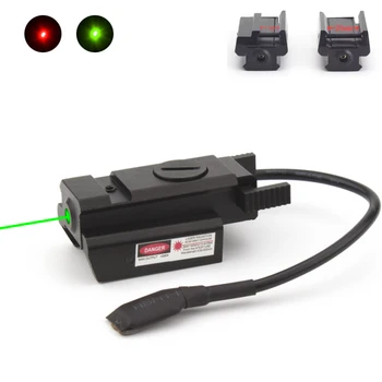 Táticas de Caça Mini Compacto Red Dot Mira a Laser de Montagem para Pistola Visão Laser Vermelho com 11mm/20mm Weaver/Picatinny Rail Laser
