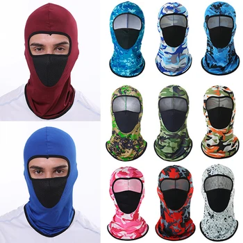 Verão Balaclava Máscara facial de Camuflagem de Sol, Capa de Tática Leve de Esqui Motocicleta Bicicleta Execução Proteção UV para Homens Mulheres