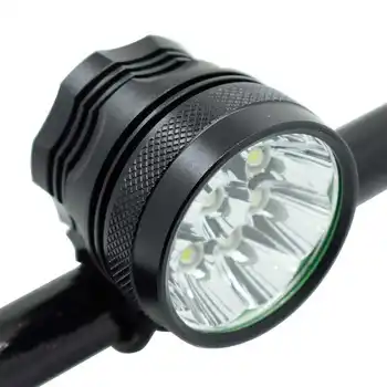 WasaFire 15000 Lúmen 9* XML T6 LED Luz de Moto Bicicleta Cabeça de Lâmpada Impermeável do Ciclismo Farol Dianteiro Luz de Lâmpada Sem Bateria