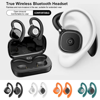 Y1 compatível com Bluetooth Fones de ouvido sem Fio Sport Execução Fones de ouvido HiFi Stereo Baixo TWS Fones de ouvido com Cancelamento de Ruído Fone de ouvido para Jogos