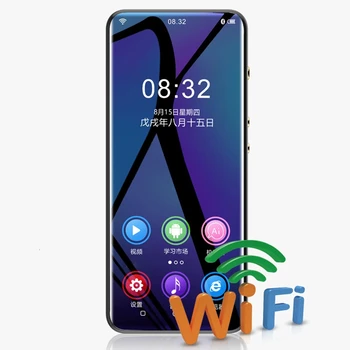 Yescool M200 Portátil Inteligente AI Android WiFi Esportes Bluetooth Fina de Download de Vídeo do APLICATIVO Touch Screen Media FM, MP4 Player de Música
