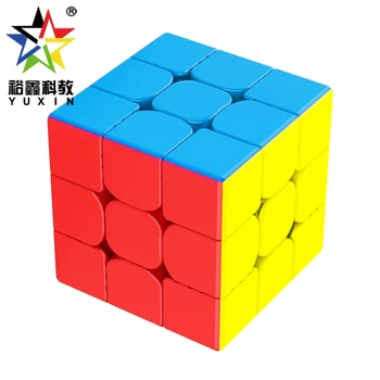 Yuxin Pouco Cubo Mágico 3x3 Cubo Mágico Profissional cubo mágico 3x3x3 Velocidade cubo Jogo de Quebra-cabeça cubo de Brinquedos Educativos para crianças