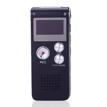 Áudio Digital, Gravador de Voz com Mini USB Ativada por Voz Multifuncional Leitor de Música MP3 Dictaphone alto-Falante do Gravador de Voz